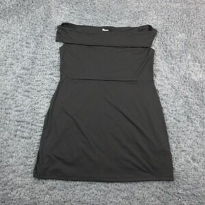 The Commons Dress Womens XXL Black Off Shoulder Bodycon Stretch Cocktail NWT